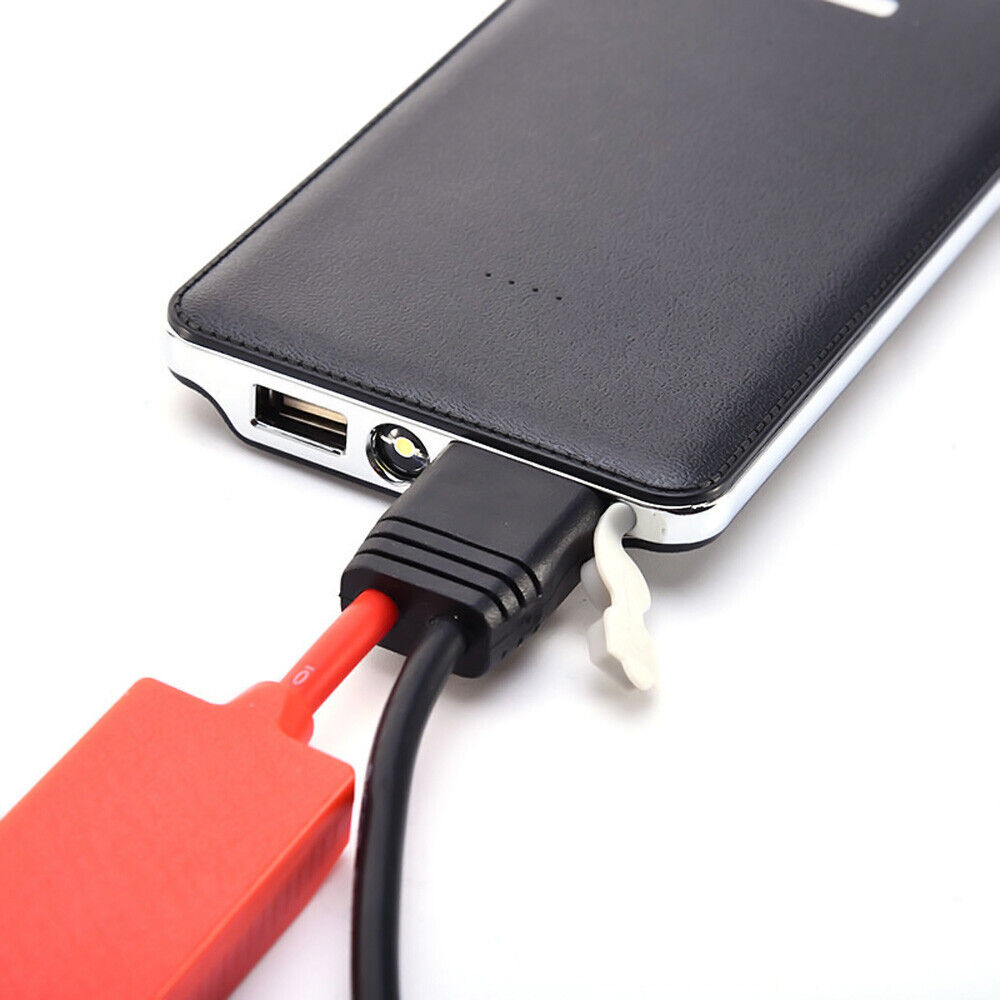 Car Jump Starter Emergency Charger USB Power Bank Backup Battery Portable AX BAT-JMP-8000-BK - фотография #9