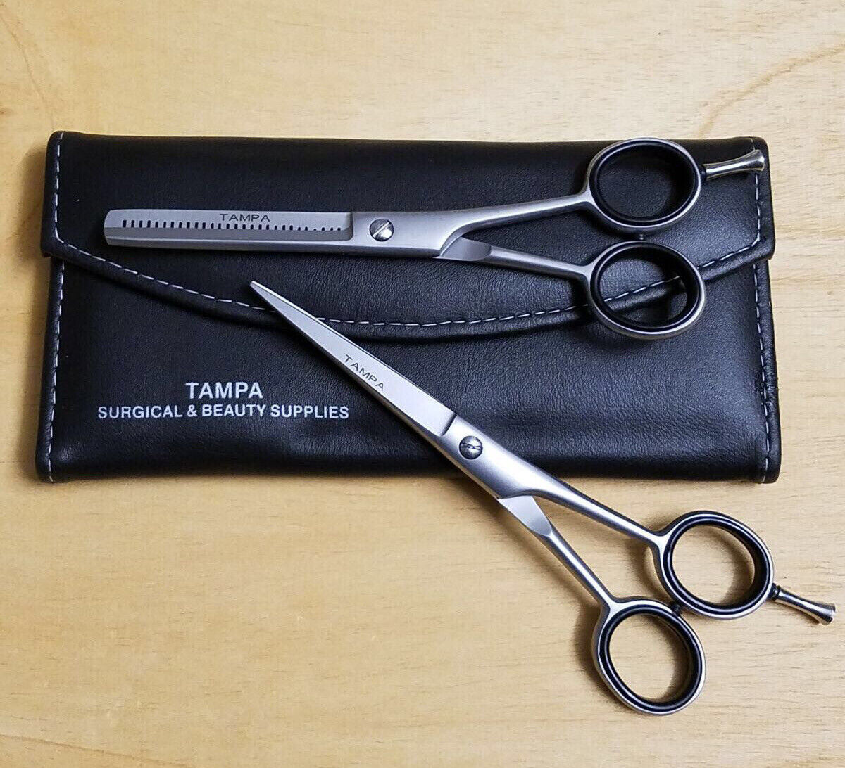 6" Professional Hair Cutting Japanese Scissors Thinning Barber Shears Set Kit Tampa Surgical and Beauty Supplies Does Not Apply - фотография #3