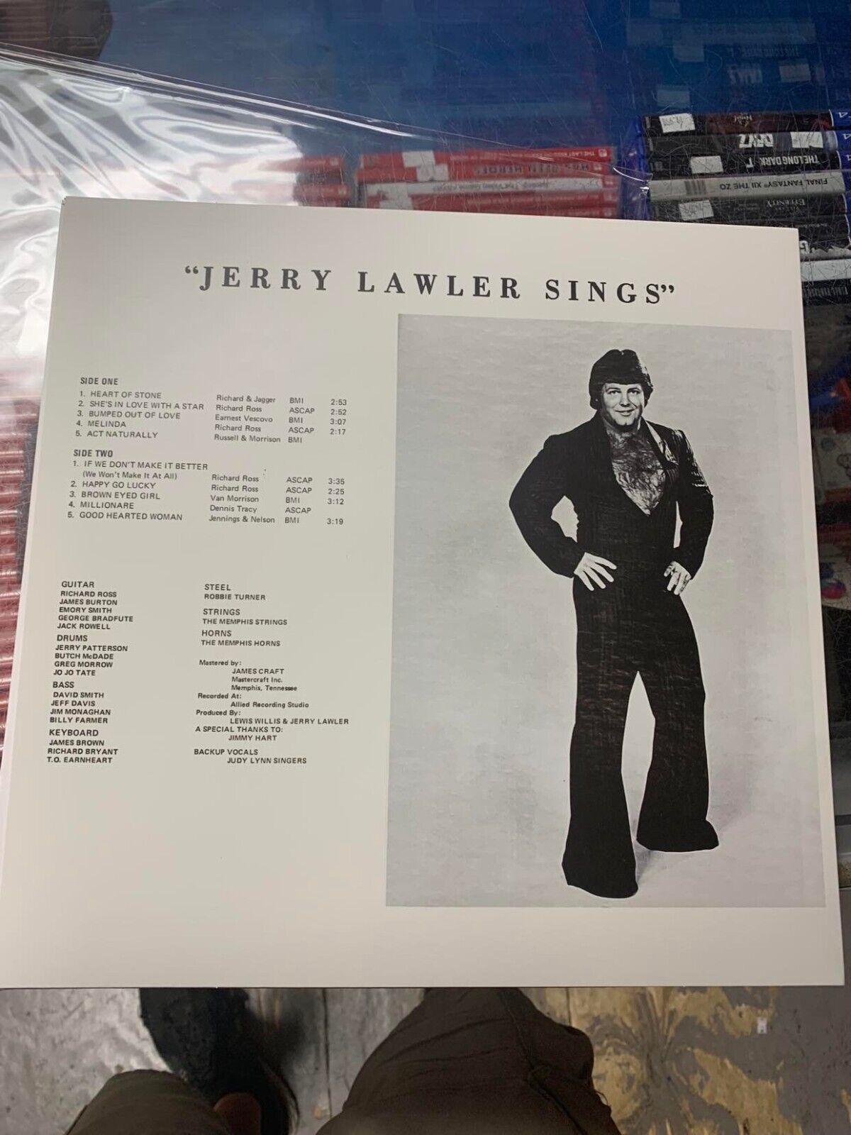 NEW 2022  Jerry The King Lawler Sings Vinyl Record Memphis Wrestling WWE AWA CWA Без бренда - фотография #2