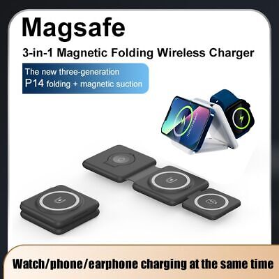 3-in-1 Folding Magnetic Suction Wireless Charger Без бренда - фотография #2