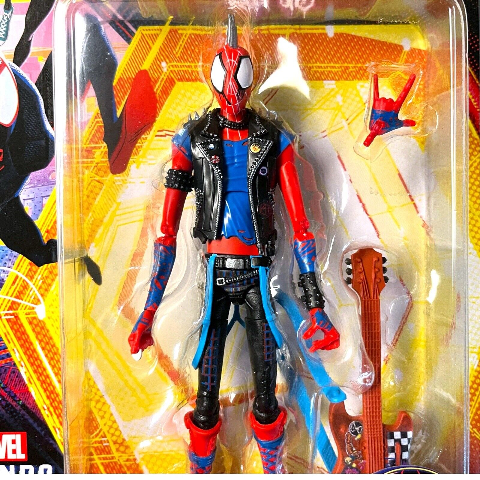 Marvel Legends Spider Punk Spiderman Across the Spider-verse 6” Figure New Fast Hasbro - фотография #3
