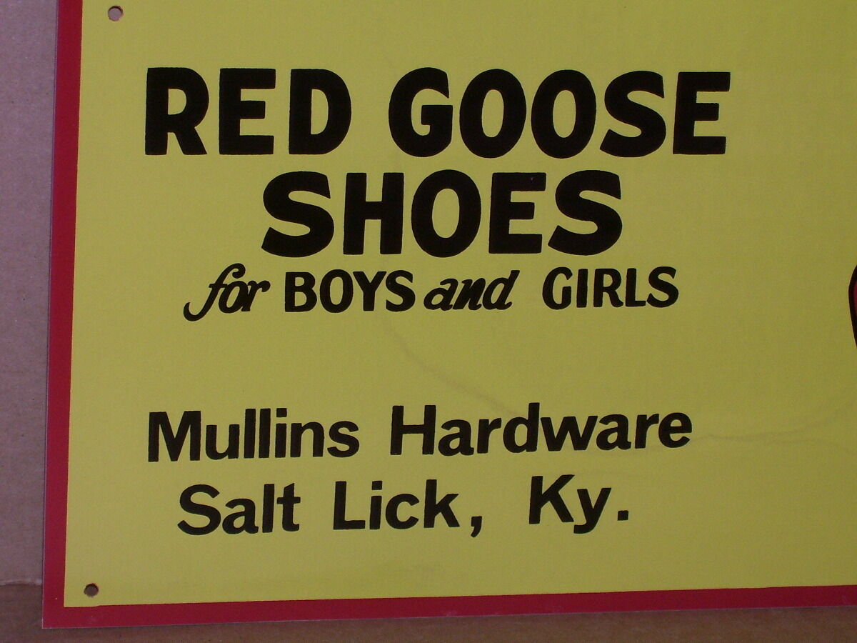 RED GOOSE SHOES Salt Lick Ky - Southern Area Dixie SIGN - Mullins Hardware Store Без бренда - фотография #2