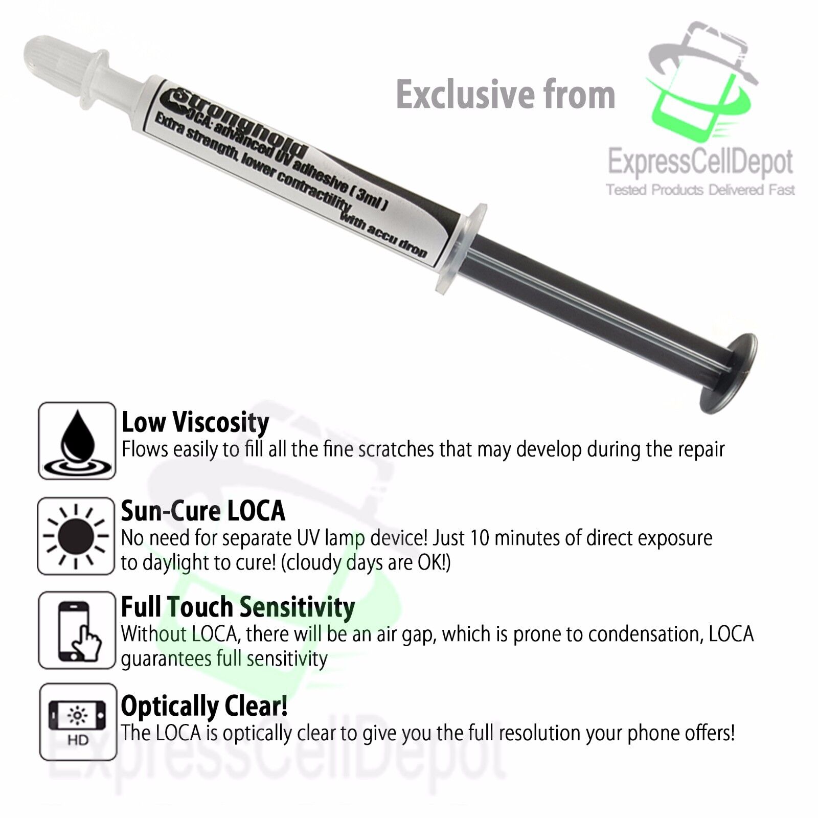 For Samsung Galaxy S8/S9/Plus Front Glass Lens Screen Replacement LOCA glue tool Unbranded/Generic Does Not Apply - фотография #6