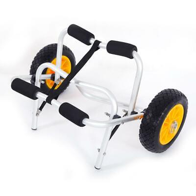Bend Kayak Canoe Boat Carrier Dolly Trailer Trolley Transport Cart Wheel Yellow Unbranded Does Not Apply - фотография #2