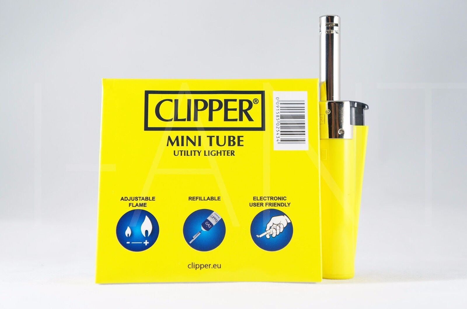 CLIPPER FULL-SIZE TUBE PIEZO IGNITION REFILLABLE ADJUSTABLE FLAME LIGHTER Без бренда - фотография #4
