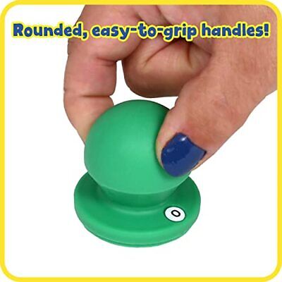 READY 2 LEARN Easy Grip Dough and Paint Stampers - Lowercase Alphabet - Set...  READY 2 LEARN CE6918 - фотография #3