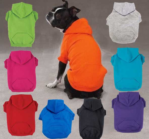 Dog Hoodie Basic Sweatshirt Shirt 9 colors Pet Coat Sweater Zack & Zoey XS-XXL Zack & Zoey US2101