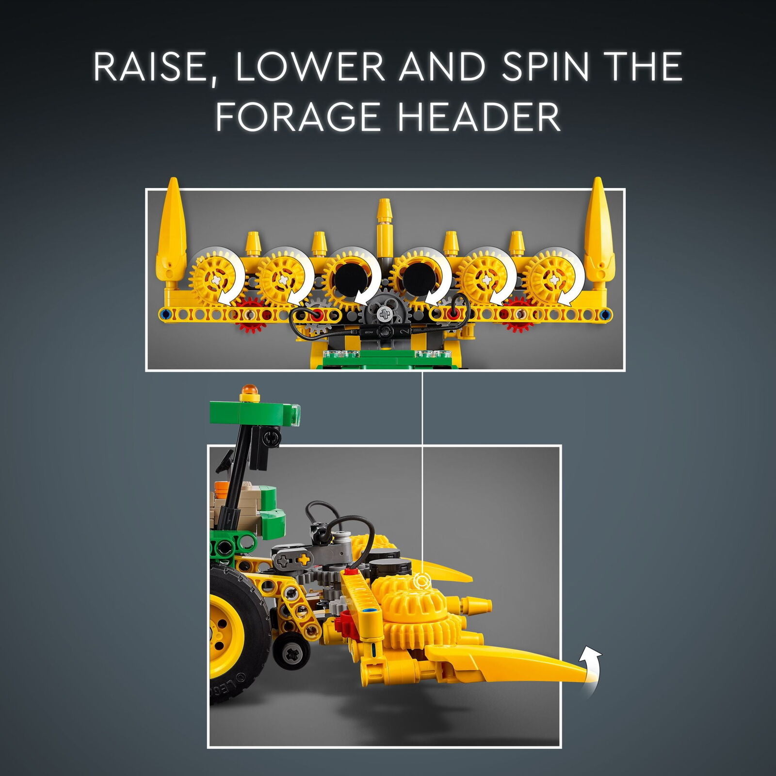 LEGO Technic John Deere 9700 Forage Harvester Farm Toy 42168 LEGO - фотография #3