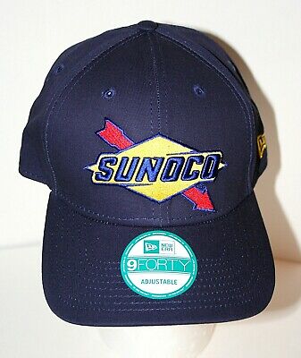 New Era 9FORTY Sunoco Oil & Gas Blue Baseball Cap Hat New OSFM Snap Back New Era / Sunoco