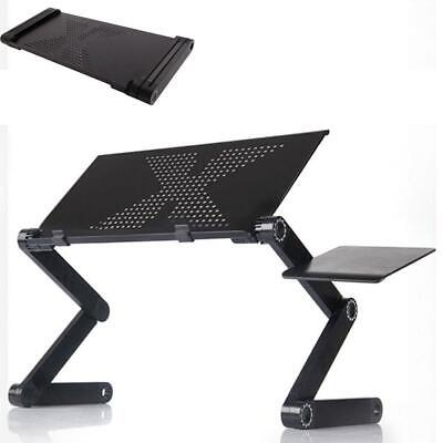 360°Folding Adjustable Laptop Notebook Desk Table Stand Bed Tray W/Mouse Tray Unbranded Does not apply