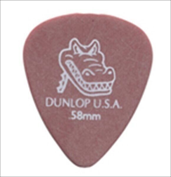 Dunlop Guitar Picks 72 Pack Gator Grip .58mm 417R.58 thin Dunlop 417R.58 - фотография #2