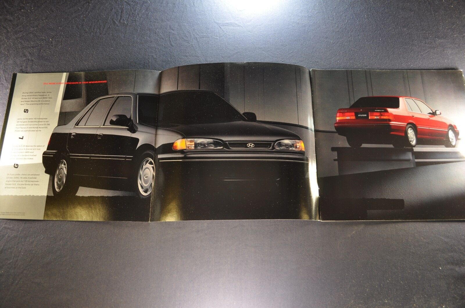 1992 Hyundai Sonata Catalog Sales Brochure GLS Excellent Original 92 Без бренда Sonata - фотография #2