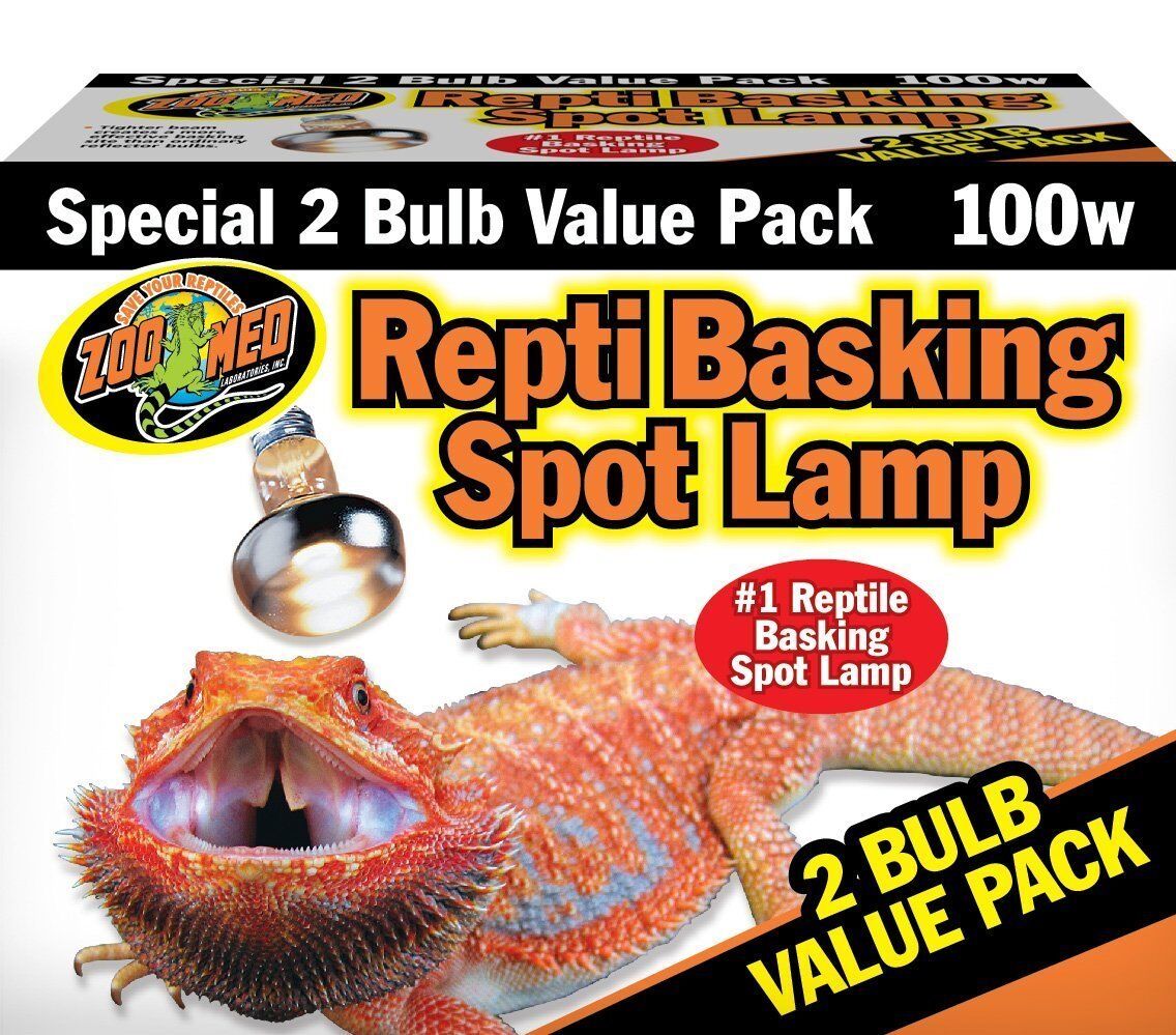Zoo Med Repti Basking Spot Lamp for Reptiles 100W   Zoo Med