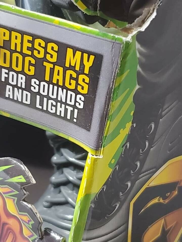Gi Joe Tough Troopers Snake Eyes Figure lights and sound Hasbro na - фотография #8