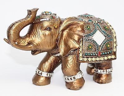 Feng Shui Elegant Elephant Trunk Statue Lucky Wealth Figurine Gift & Home Decor Без бренда - фотография #2