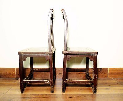 Antique Chinese Ming Chairs (5648) (Pair), Zelkova Wood, Circa 1800-1949 Без бренда - фотография #12