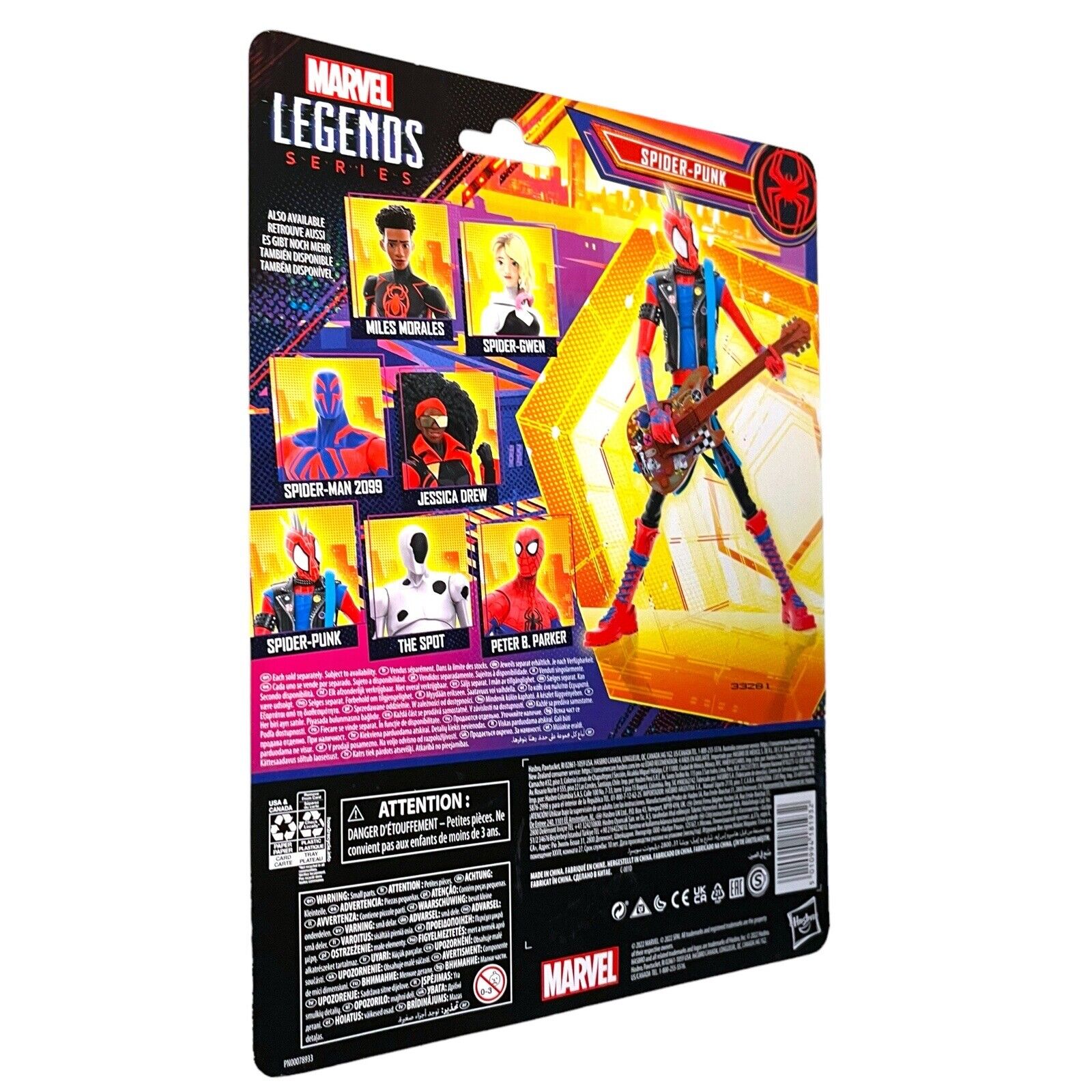 Marvel Legends Spider Punk Spiderman Across the Spider-verse 6” Figure New Fast Hasbro - фотография #12