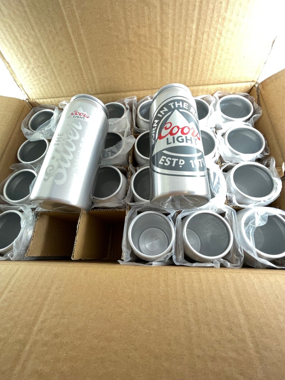 COORS LIGHT SILVER BULLET ALUMINUM 16OZ CAN (CUP) NEW Coors
