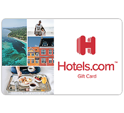 Hotels.com Gift Card - $25 $50 $100 or $200 - Email delivery  Hotels.com