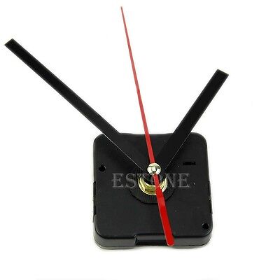 Clock Quartz Movement Mechanism Red and Black Hand DIY Replacement Part Set HOT Unbranded Does not apply - фотография #2