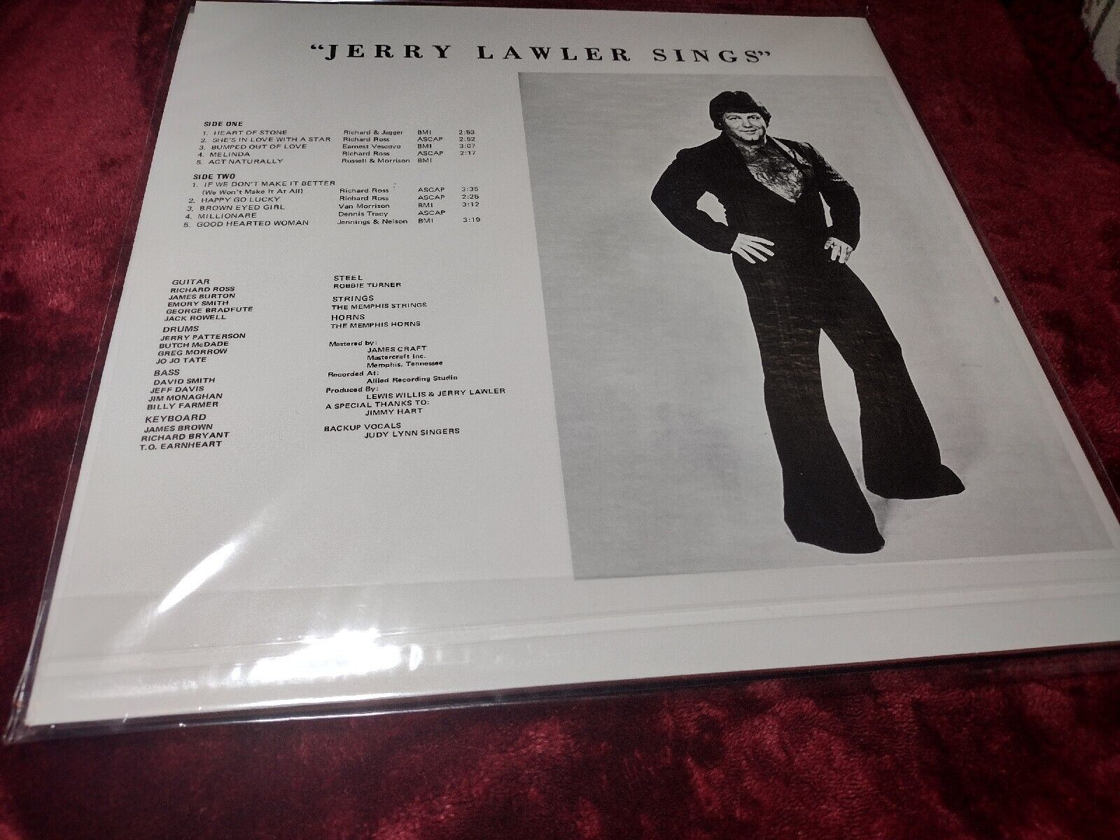 Jerry The King Lawler Sings  Starburst Vinyl Record Autographed 🔥 Без бренда - фотография #8