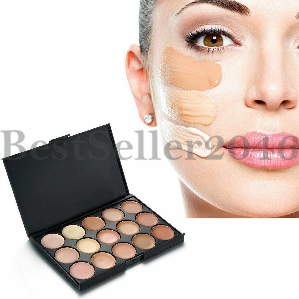 Face Contour Kit Highlighter Makeup Kit 15 Colour Cream Concealer Palette Unbranded - фотография #3