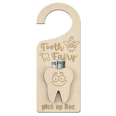 Tooth Fairy Door Hanger with Money Holder Tooth Fairy Pick up Box Encourage Gift Brand: free-space
