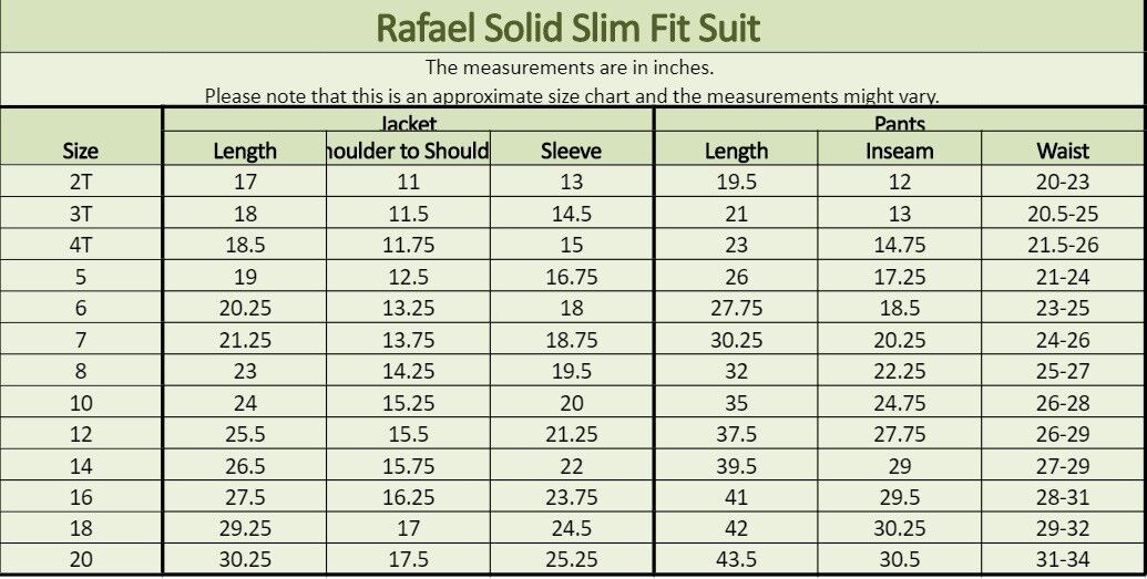 Formal Big Boys Suit Slim Cut 5 Ps Set Jacket Pants Vest Dress Shirt Tie 2t -20  P&S - фотография #2