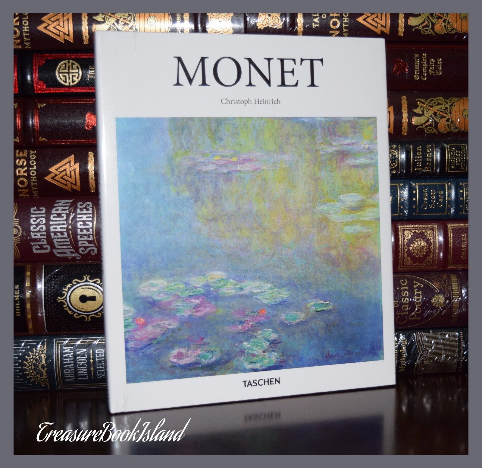 Claude Monet by Heinrich Art Paintings New Sealed Large Deluxe Hardcover Gift Без бренда