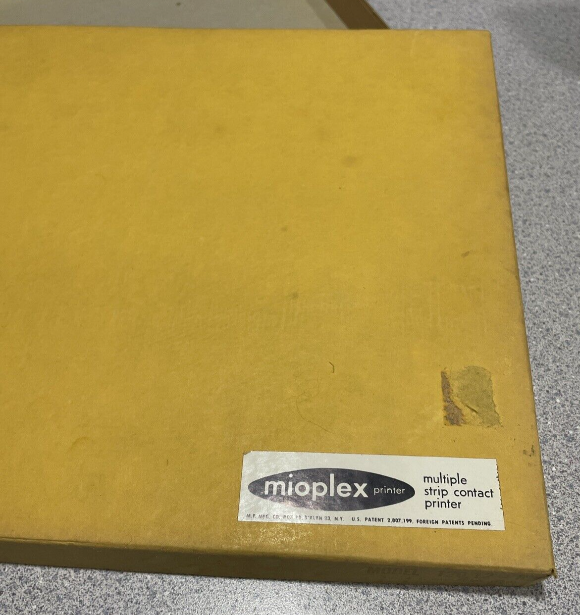 Mioplex - Multiple Strip Contact Printer - For 120 Film - Plexi - Vintage - RARE Mioplex - фотография #5