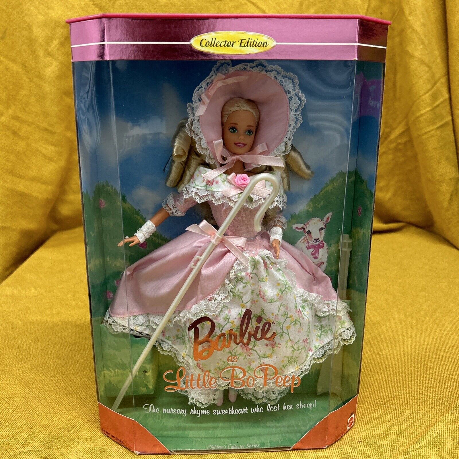Barbie as Little Bo Peep Children's Collector Edition Doll 1995 Mattel #14960 Mattel 14960 - фотография #8