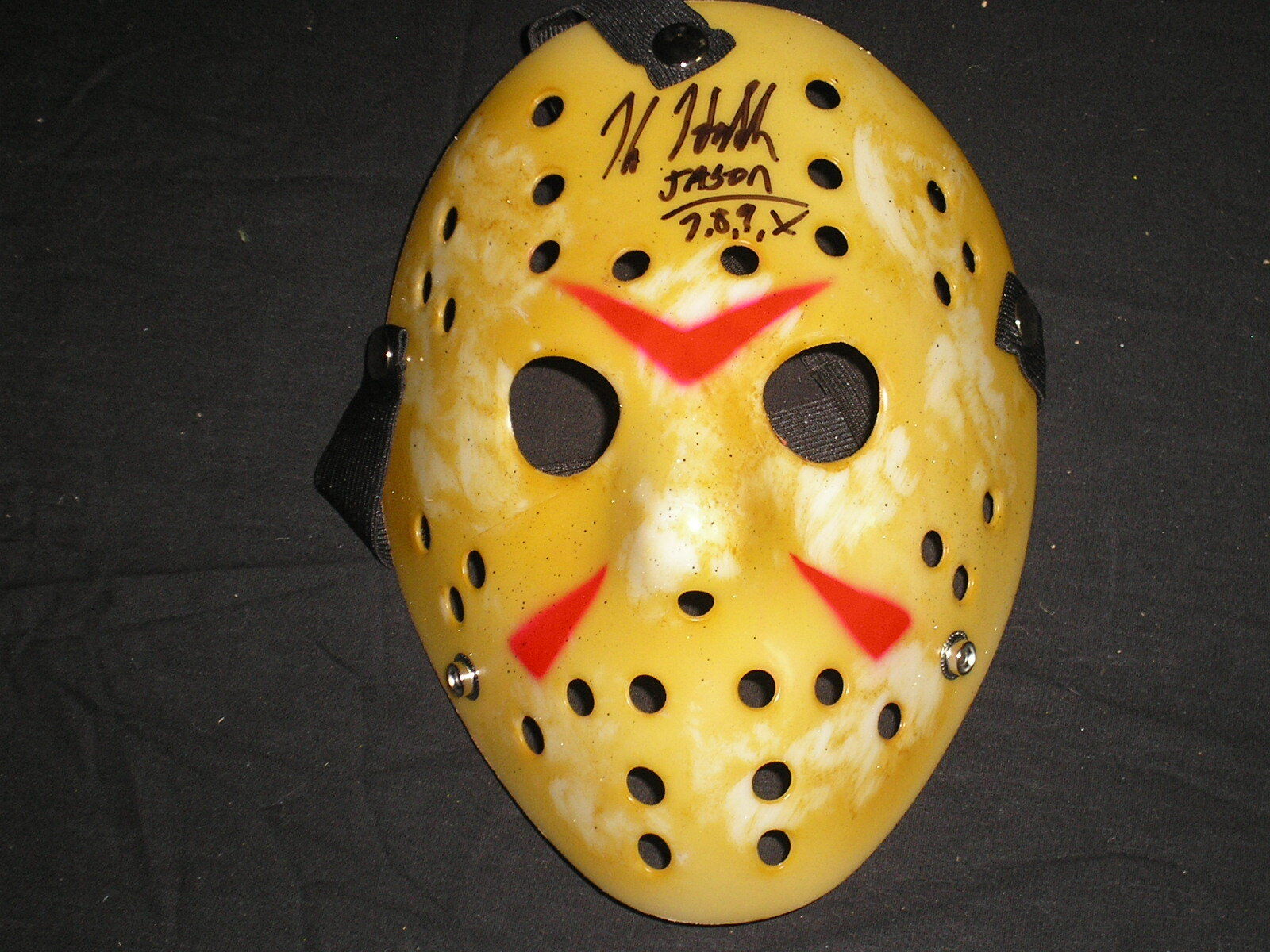  KANE HODDER Signed Jason Voorhees Mask Autograph Friday the 13th Horror COA Без бренда