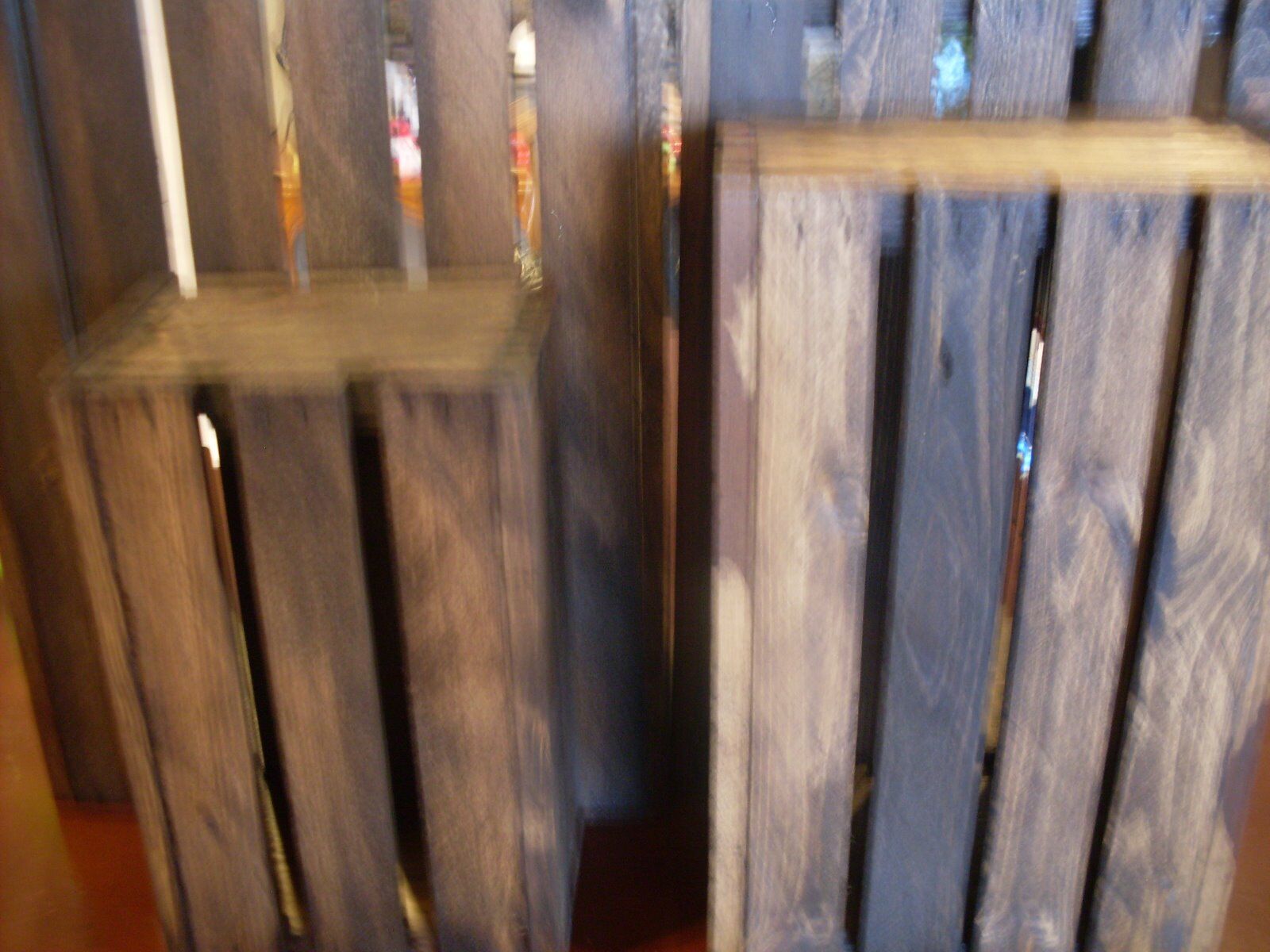 Rustic Wood Crates New Hand Crafted Set of 4 Mowwodwork - фотография #4