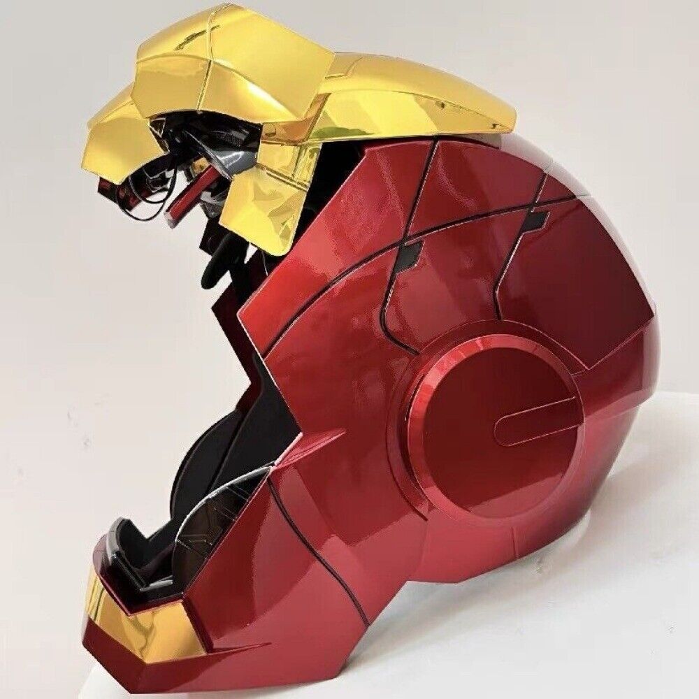 AUTOKING Iron Man MK5 Mask Helmet Golden Ver.Wearable Voice-control COSPLAY Unbranded - фотография #4