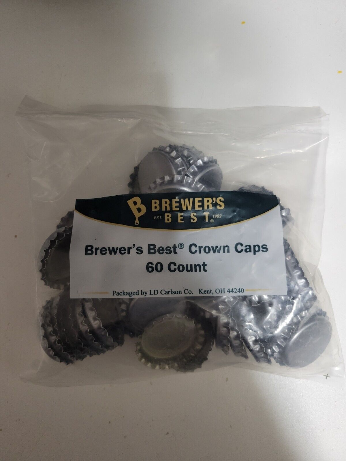Beer Bottle Caps for Brewing Homebrew, Silver) Brewers Best