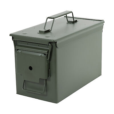 Redneck Convent Metal Ammo Storage Box - .50 Cal Green Locking Steel Ammo Can Без бренда