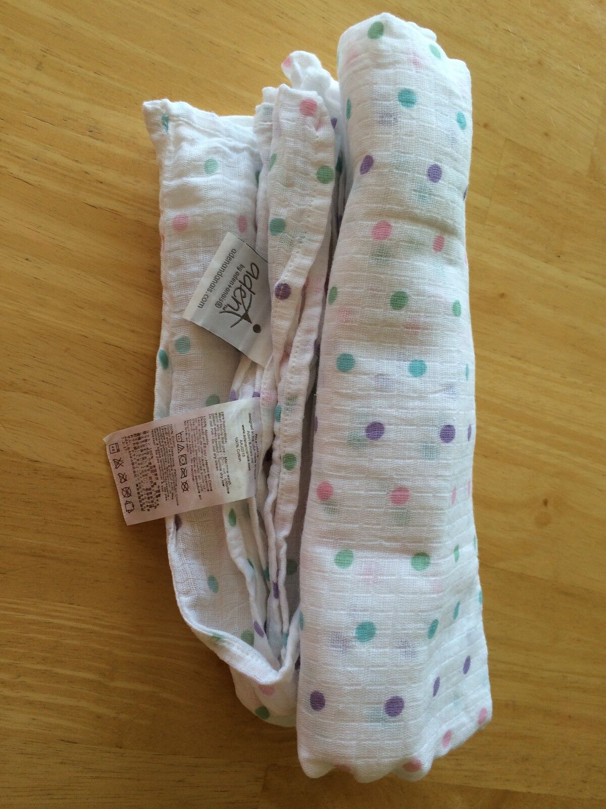 New ADEN AND ANAIS Swaddle Muslin Cotton Blanket Fox Zigzag baby ADEN AND ANAIS - фотография #2