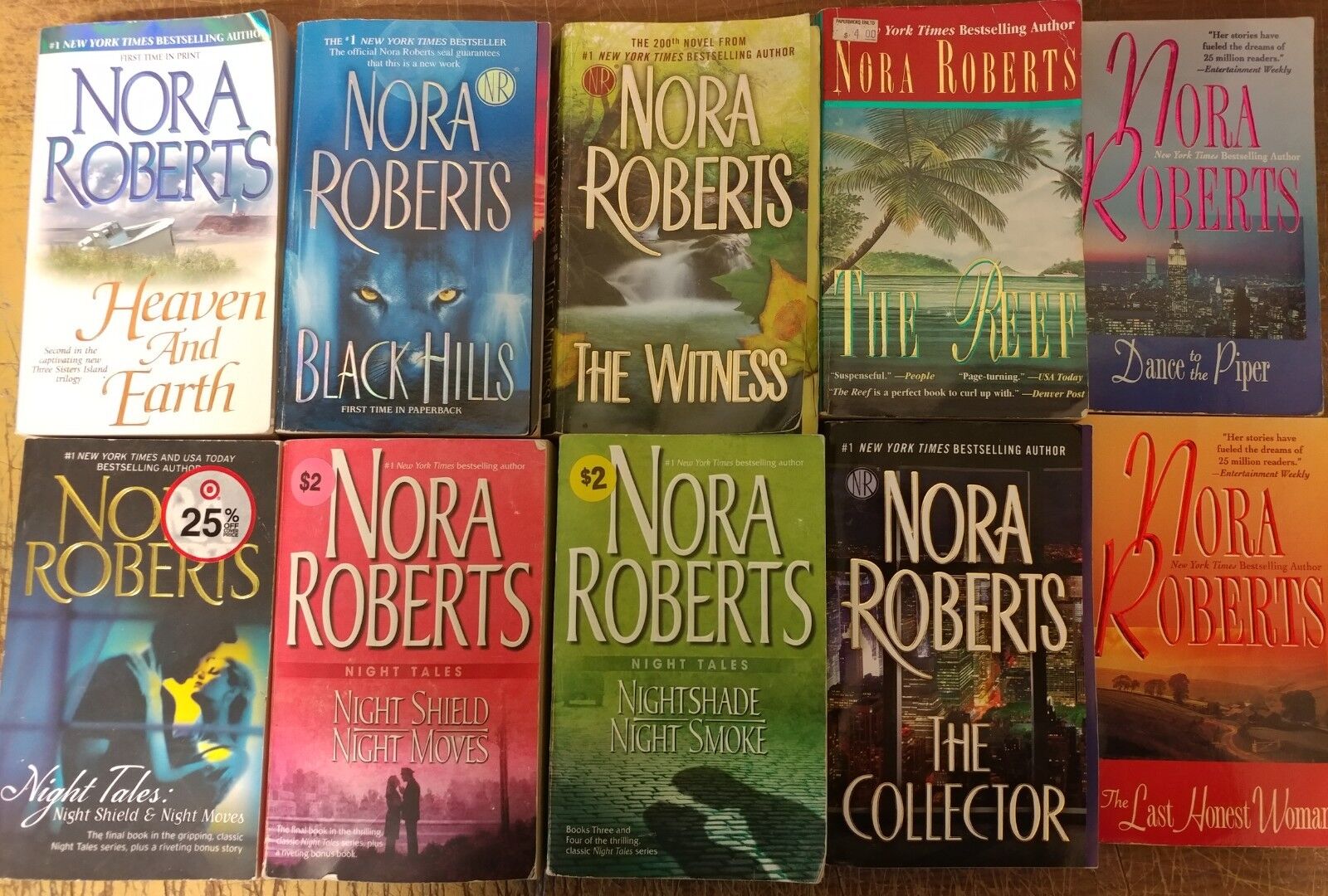 Lot of 10 Nora Roberts Irish MacGregor Romance Set PAPERBACK *RANDOM* Books MIX Без бренда - фотография #3