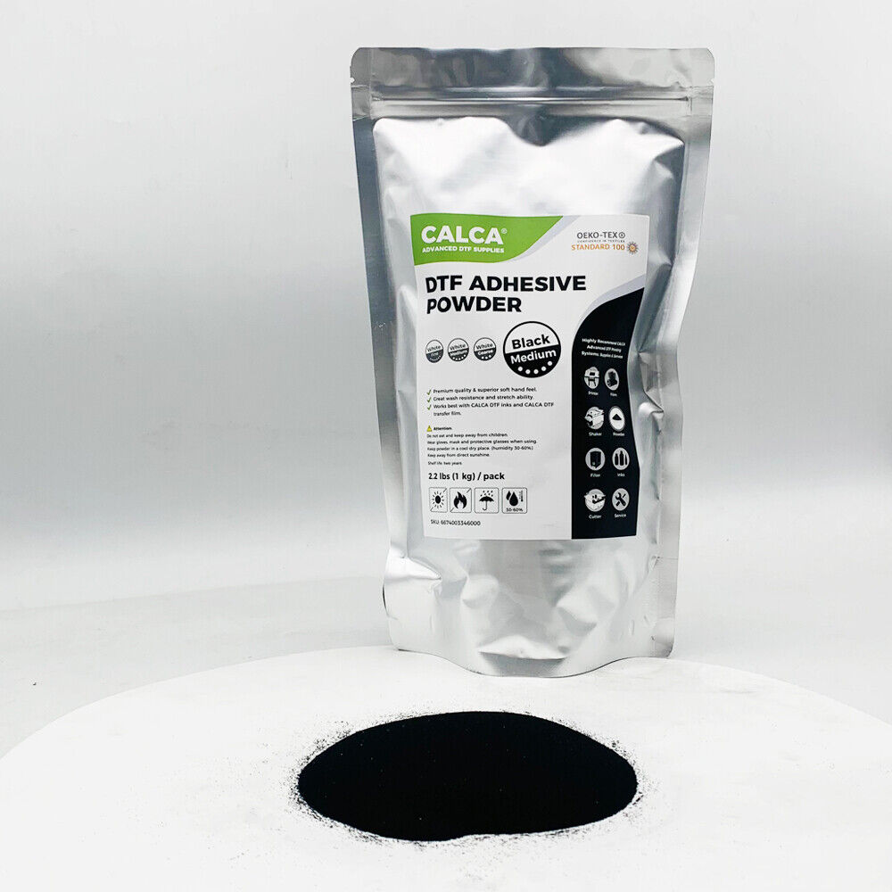 1kg DTF Powder Direct to Film Adhesive Hot Melt Powder Adhesive Black Powder QOMOLANGMA 6674003346000