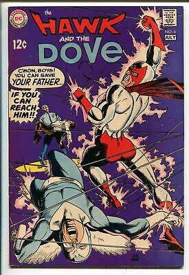 HAWK AND THE DOVE #6 1969-DC COMICS-GIL KANE-FINAL ISSUE-vf Без бренда