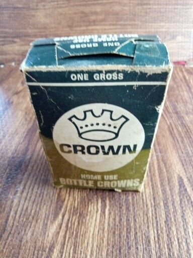 CROWN Bottle Caps In Box VINTAGE ONE GROSS Crown - фотография #5