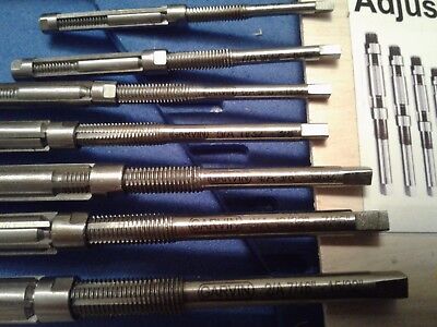 7pcs/set Adjustable Hand Reamers, HV to H3,1/4" to 15/32", HSS #515-ADJ7-New CME Does Not Apply - фотография #3