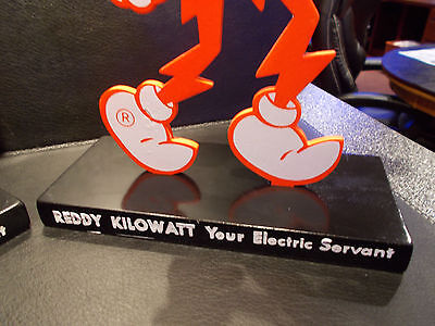 1 Rare Reddy Kilowatt Display Desk "Your Electric Servant" ELECTRICIAN GIFT Reddy Kilowatt - фотография #4