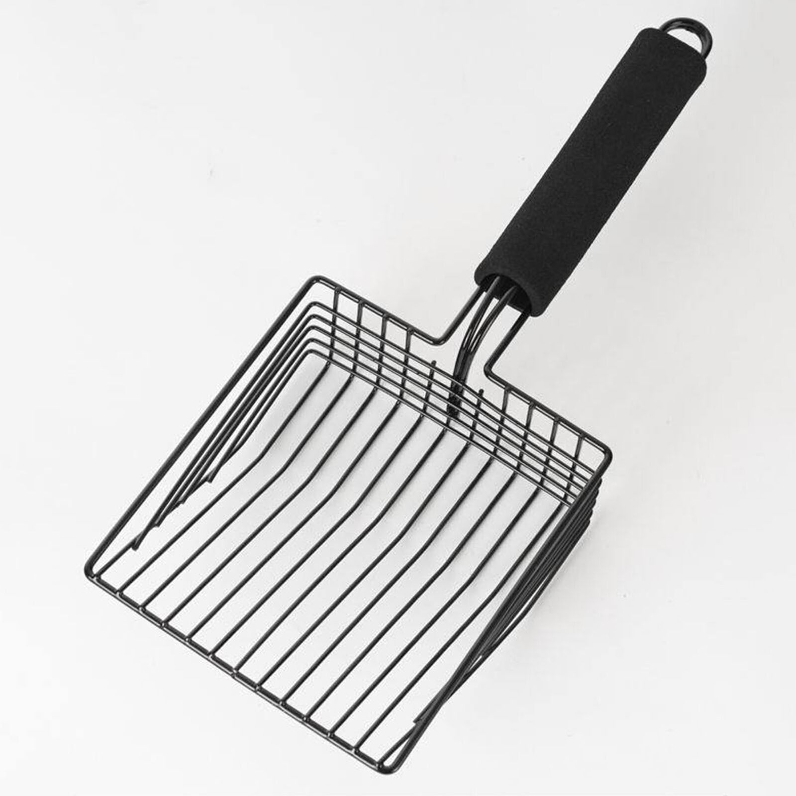 Cat Litter Shovel Reliable Tool Durable Non-stick Metal Scoop with Long Handle Unbranded - фотография #2