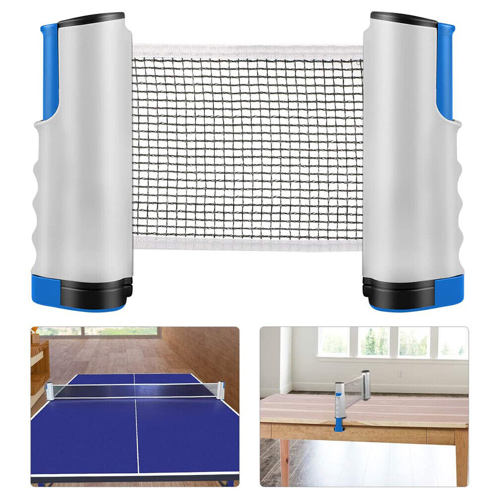 Anywhere Retractable Table Tennis Net Post Portable Replacement Ping Pong Net Unbranded Does not apply