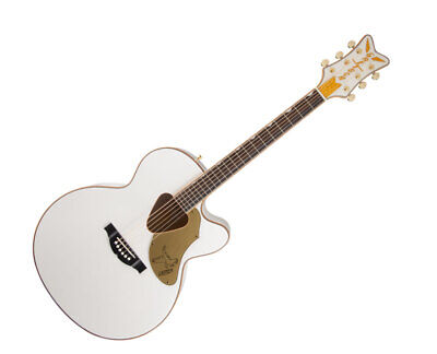 Gretsch G5022CWFE Rancher Falcon Jumbo Cutaway A/E Guitar - White Gretsch 2714024505