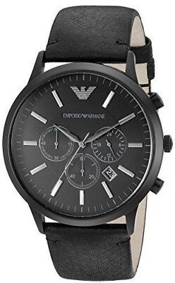 Emporio Armani Men's AR2461 Sportivo Chronograph Black Watch "NO BOX" Emporio Armani AR2461