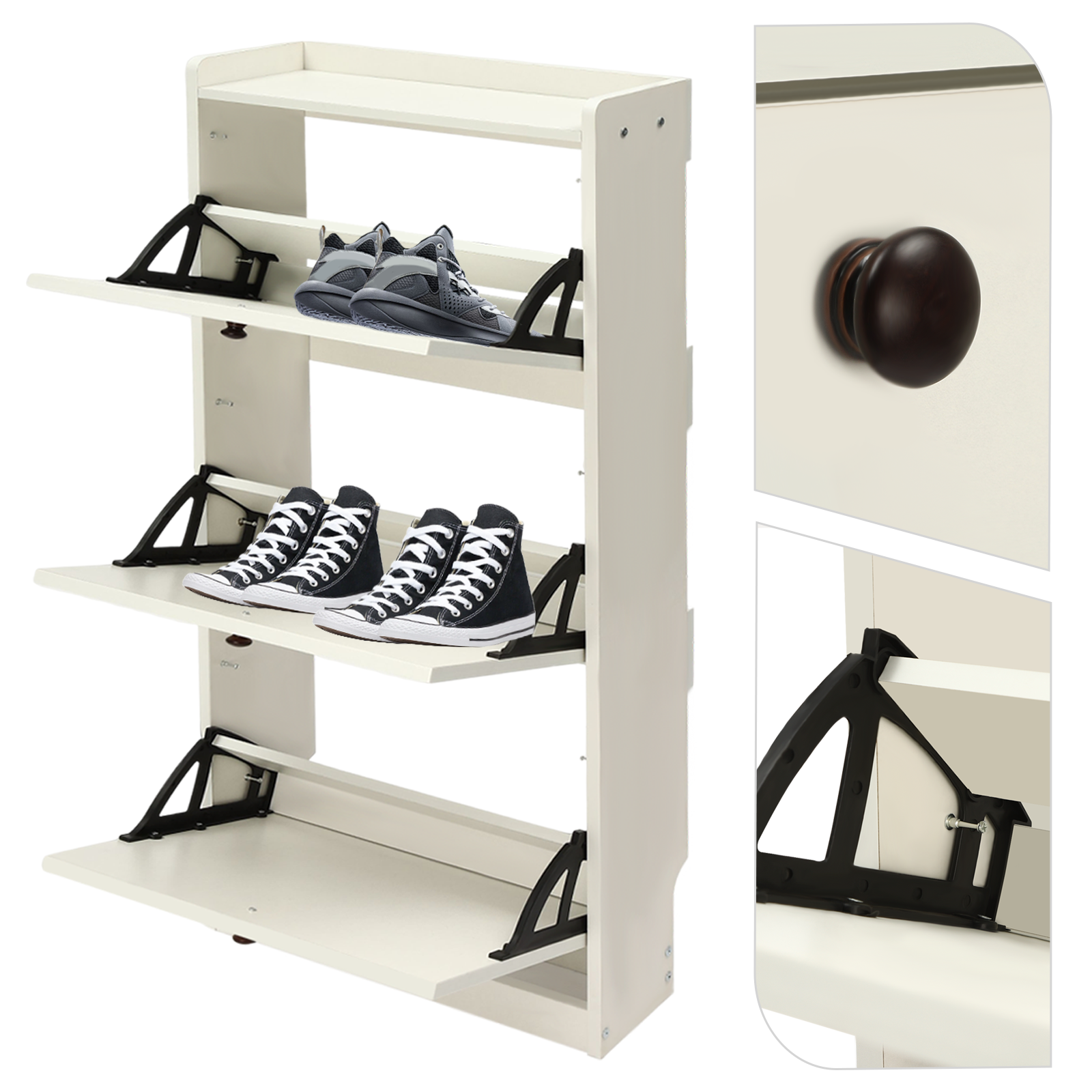 Shoe Cabinet Freestanding Shoe Rack Storage Organizer For Entrance Furniture USA Unbranded Does not apply