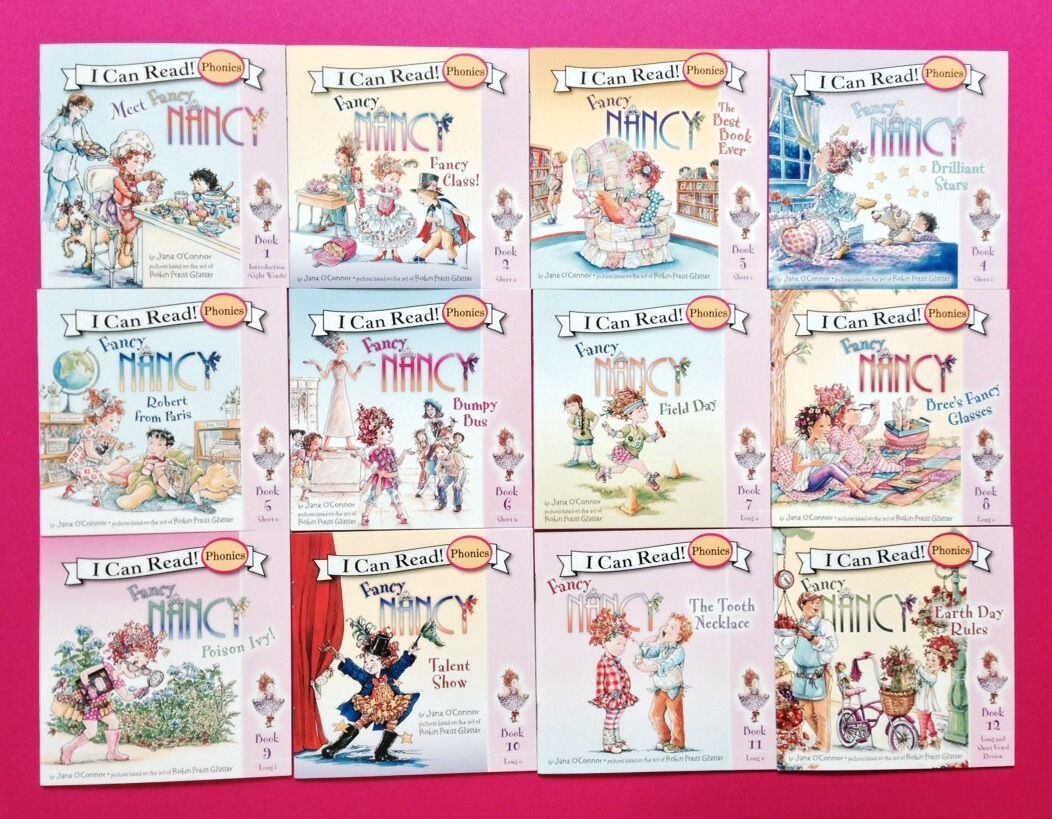 Fancy Nancy Childrens Book Phonics Fun I Can Read Early Readers Lot 12 Без бренда
