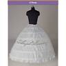 6-HOOP/3-hoop wedding gown crinoline petticoat skirt slip Angel Memory